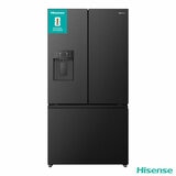 Hisense RF815N4SEFE, French Door Fridge Freezer, E Rated in Black Stainless Steel Hisense RF815N4SEFE, French Door Fridge Freezer, E Rated in Black Stainless Steel