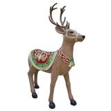 Indoor/Outdoor 4ft (124cm) Christmas Lifesize LED Reindeers - Set of 2