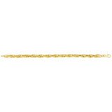 14ct Yellow Gold Mult-Link Twist Bracelet