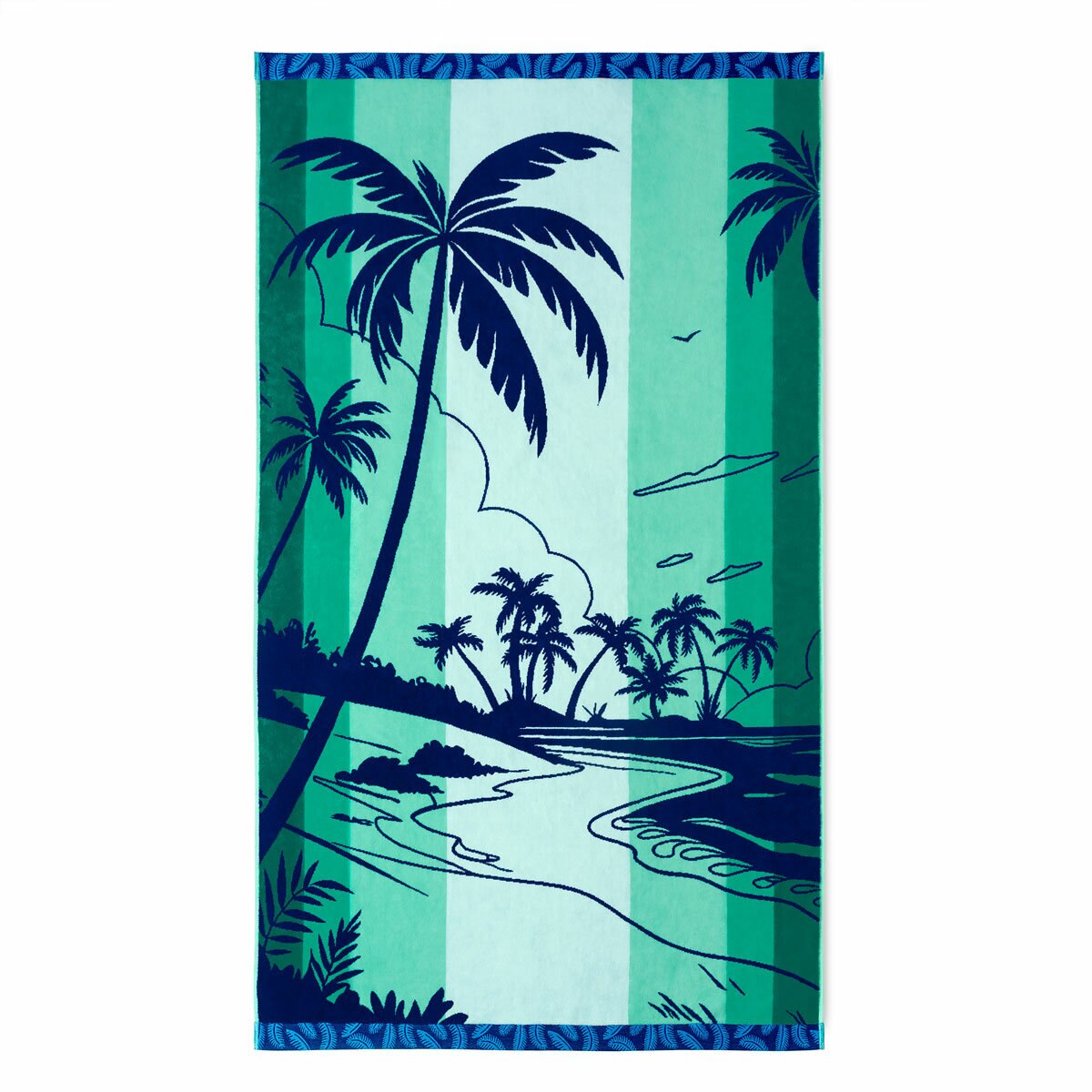 Oversized 100% Cotton Palm Tree Beach Towel