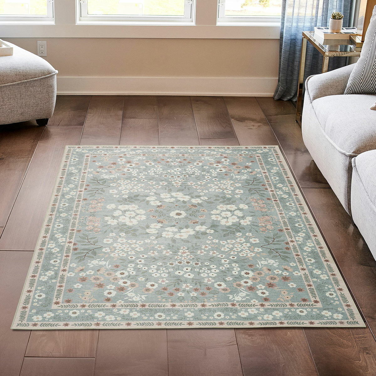 Wyatt & Ash Imagine Chenille Washable Indoor Area Rug in 3 Designs, 160 x 226 cm