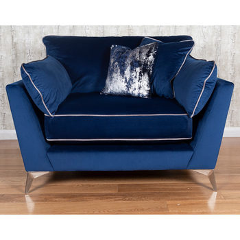 navy cuddle chair