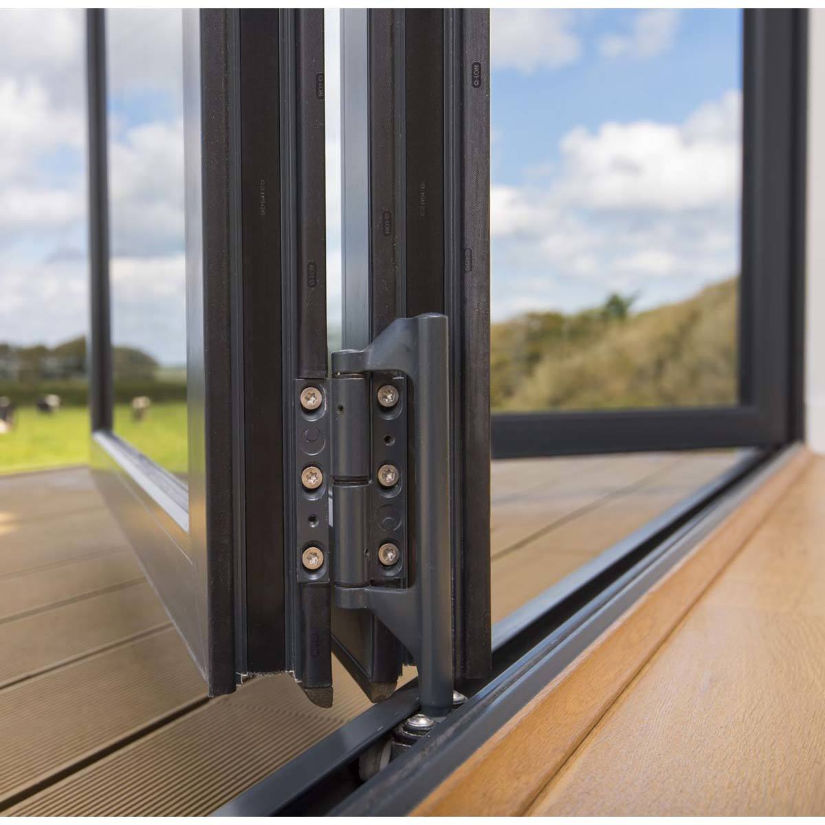 Origin Bi-Fold Door up to 2.1m wide, in Grey