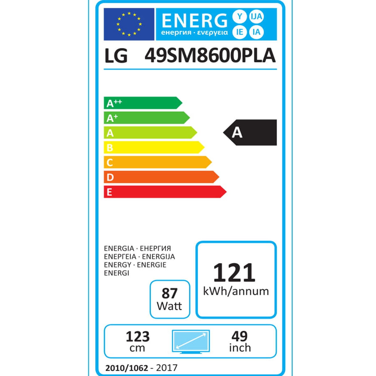 LG 49SM8600PLA 49 inch NanoCell 4K Ultra HD Smart TV | Costco UK