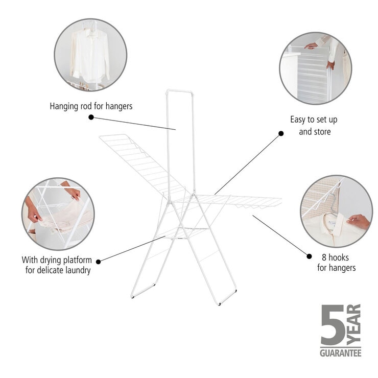 Brabantia HangOn Drying Rack, 25m in White