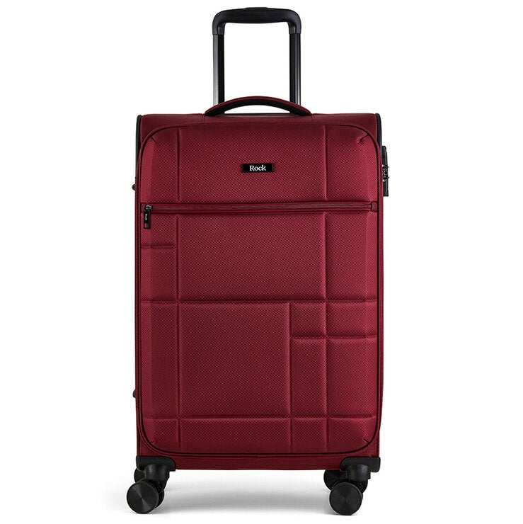 Rock Tokyo Softshell Suitcase 3pc set in Wine Red Rock Tokyo Softshell Suitcase 3pc set in Wine Red