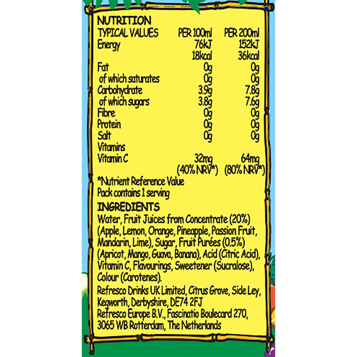 Nutritional information