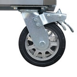 Close up of wheels HILKA 55" 8 DRWR TROLLEY TOOL TROLLEY PCC55
