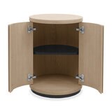 Bentley Designs Vega Scandi Light Oak Side Table