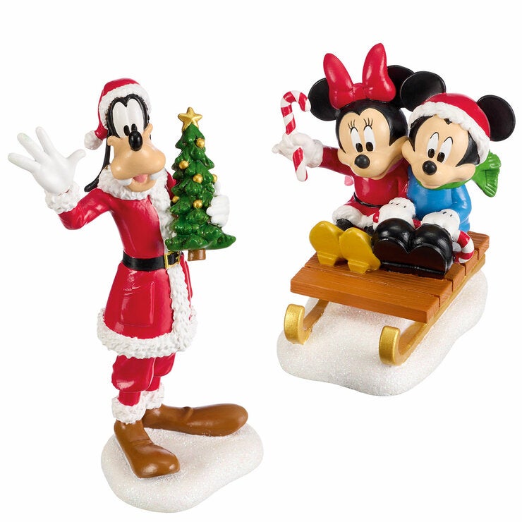 Disney Christmas Village with lights and music - 13 Pieces
