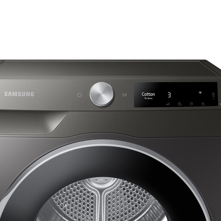 Samsung Series 6 DV90T6240LN/S1, 9kg, Heat Pump Tumble Dryer, A