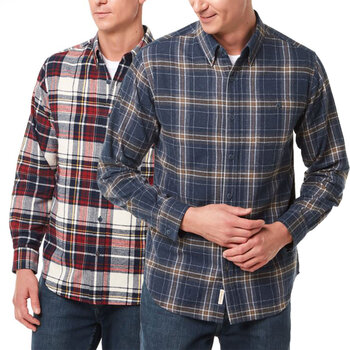 Weatherproof Men's Longsleeve Flannel in 4 Colours and 4 Sizes