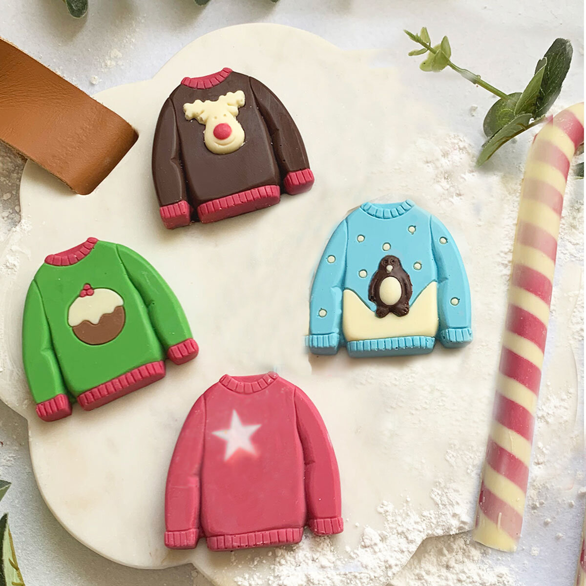 Choc on Choc Chocolate Christmas Jumpers, 2 x 160g
