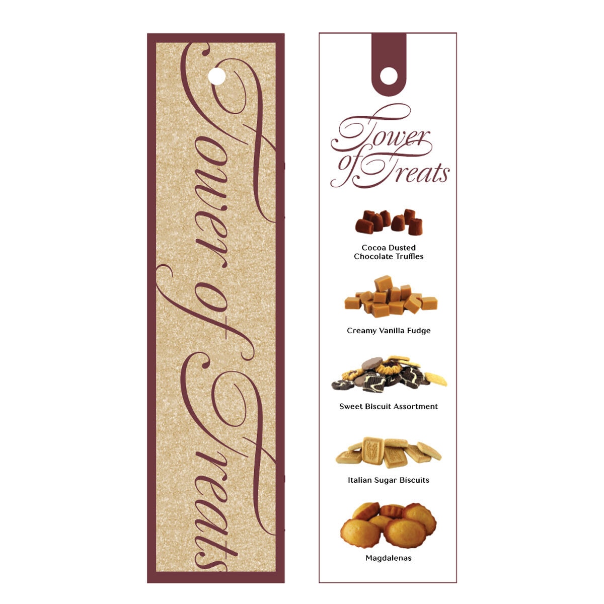 Festive Tower of Treats in Gold Design, 2.2kg