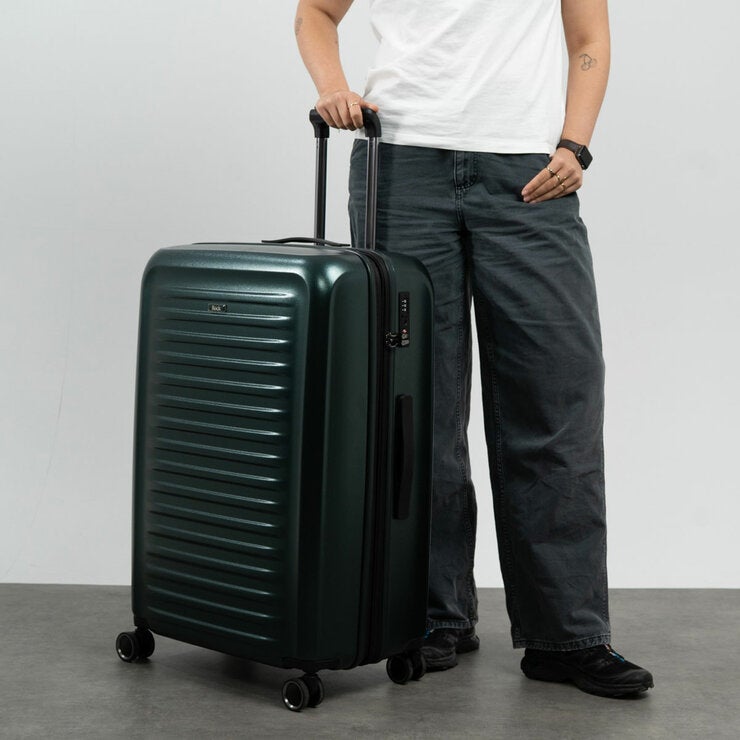Rock Legacy Hardshell Suitcase 3pc set in Green