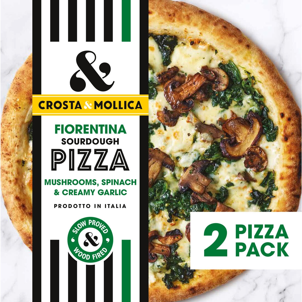 Crosta & Mollica Fiorentina Pizza, 2 x 443g