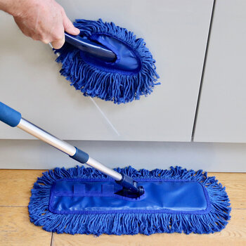 Home Valet Professional Waxed Floor Duster and Hand Duster Set