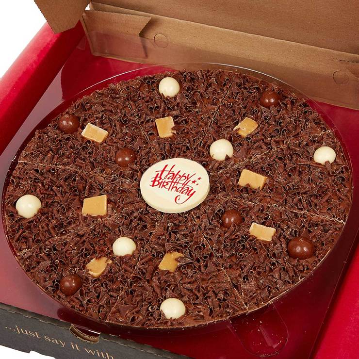 The Gourmet Chocolate Pizza Company Happy Birthday Pizza 10 Inches Costco Uk