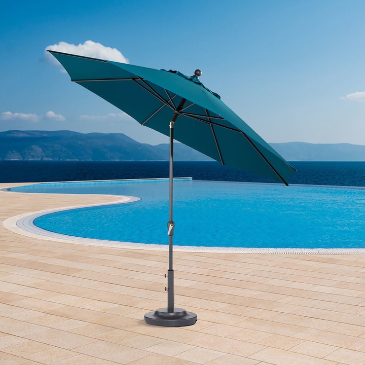 Activa ProShade 10ft (3.05m) Aluminium Market Umbrella In Peacock Blue
