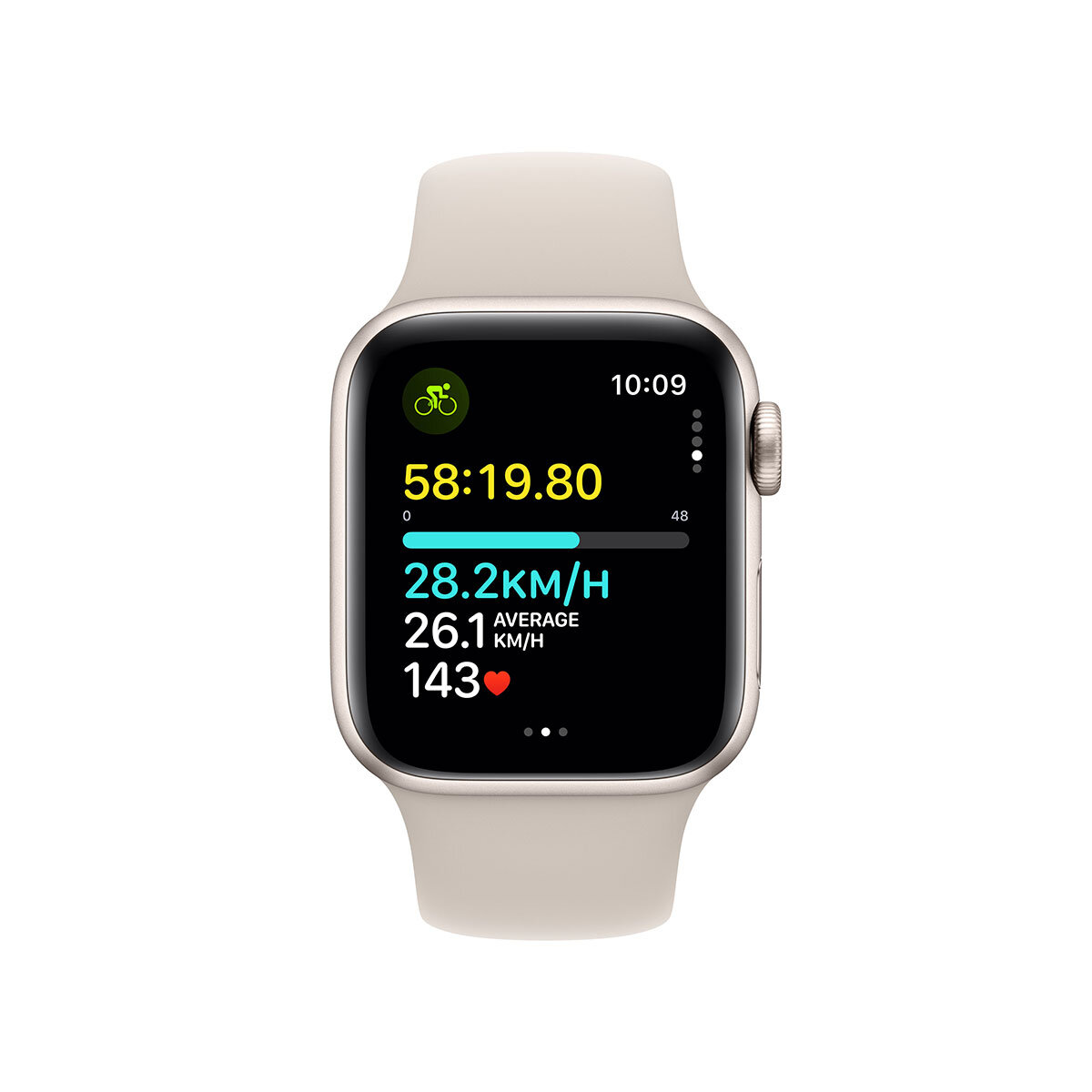 Buy Apple Watch SE GPS, 40mm Starlight Aluminium Case with Starlight Sport Band S/M, MR9U3QA/A @costco.co.uk