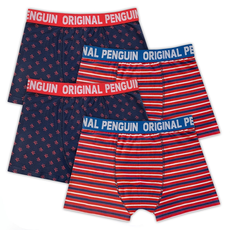 Original Penguin Men's 4 Pack Boxer Shorts in Navy Costco UK