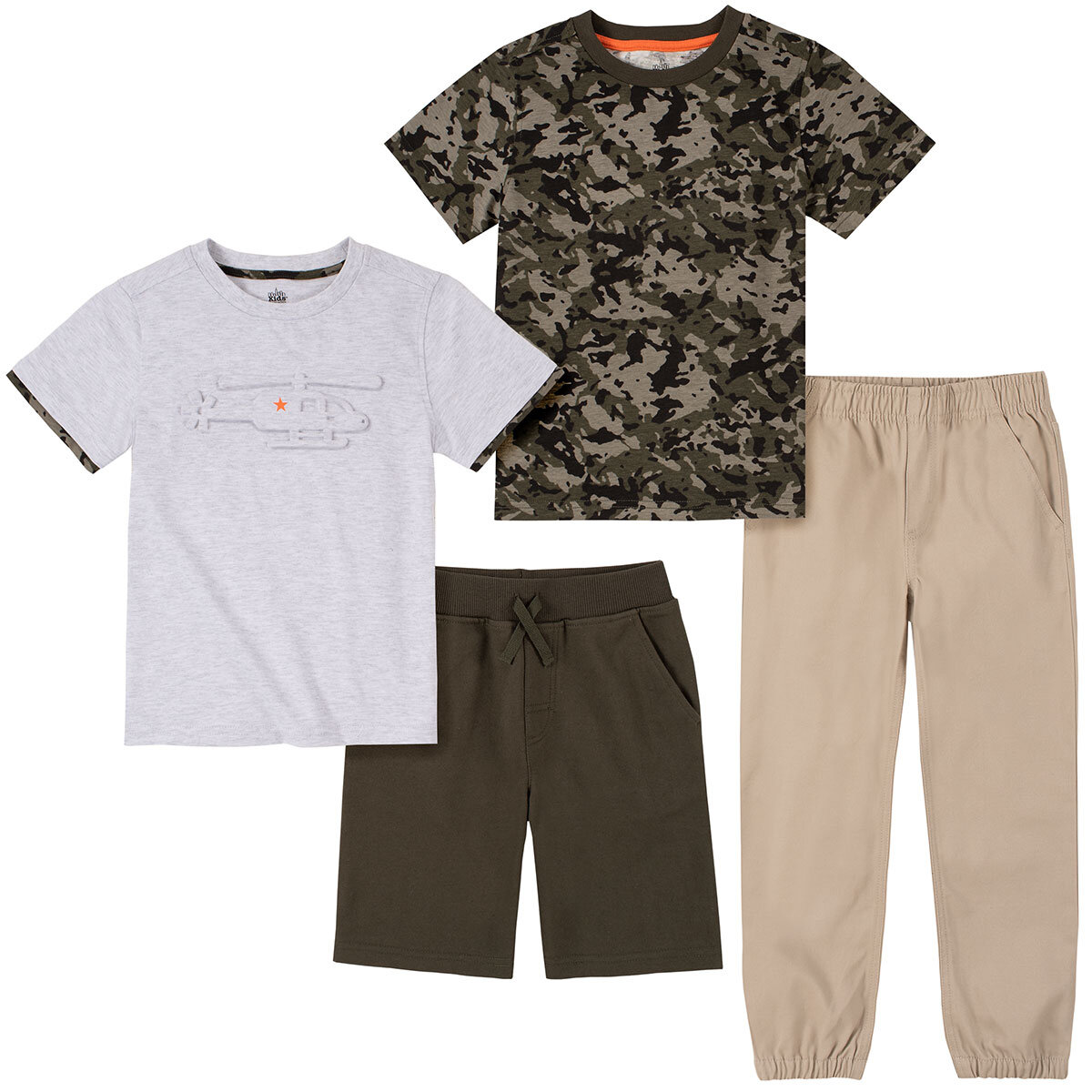 Kids Playwear Set, 4 pieces in 4 Designs & 4 Sizes