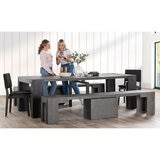 Transformer Table Siberian Birch Dining Set