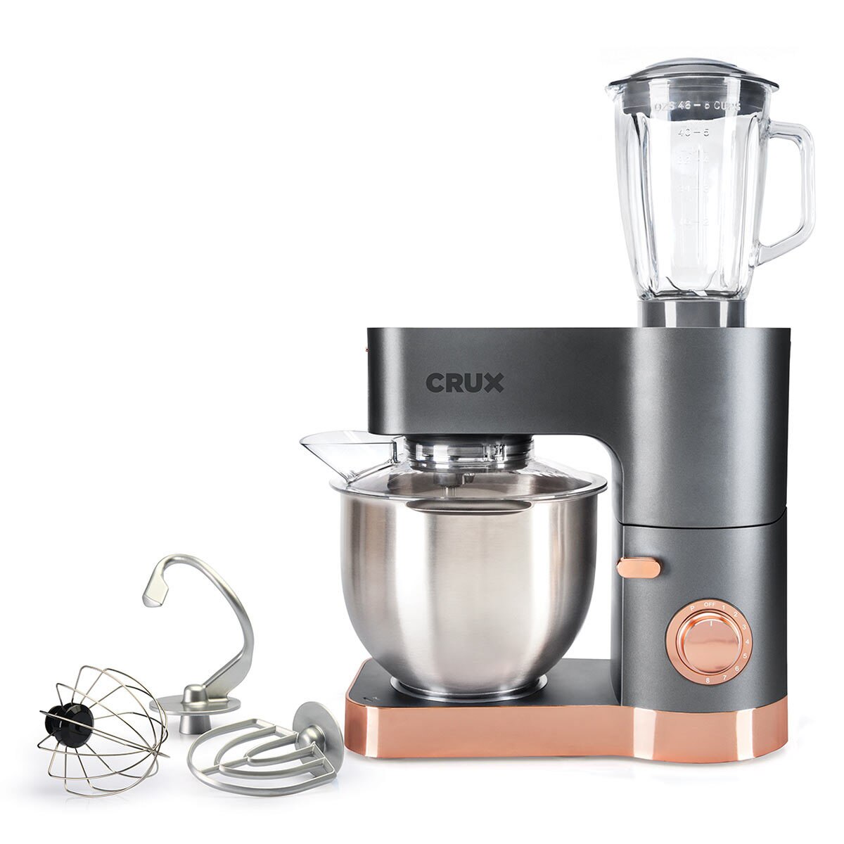 CRUX 5.5L Stand Mixer with Blender Jug CRUX004 Costco UK