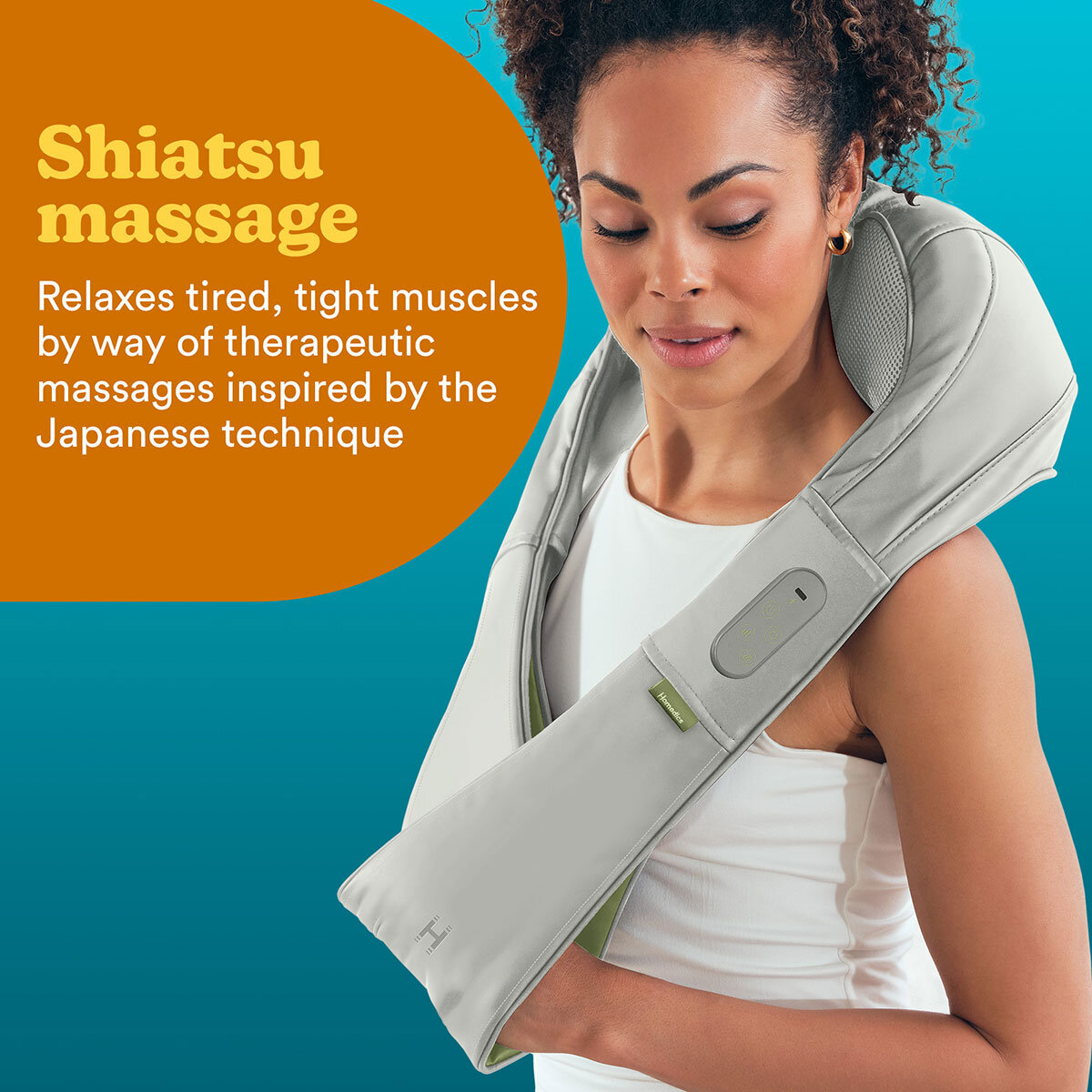 HoMedics Shiatsu Deluxe Neck Massager with Heat 
