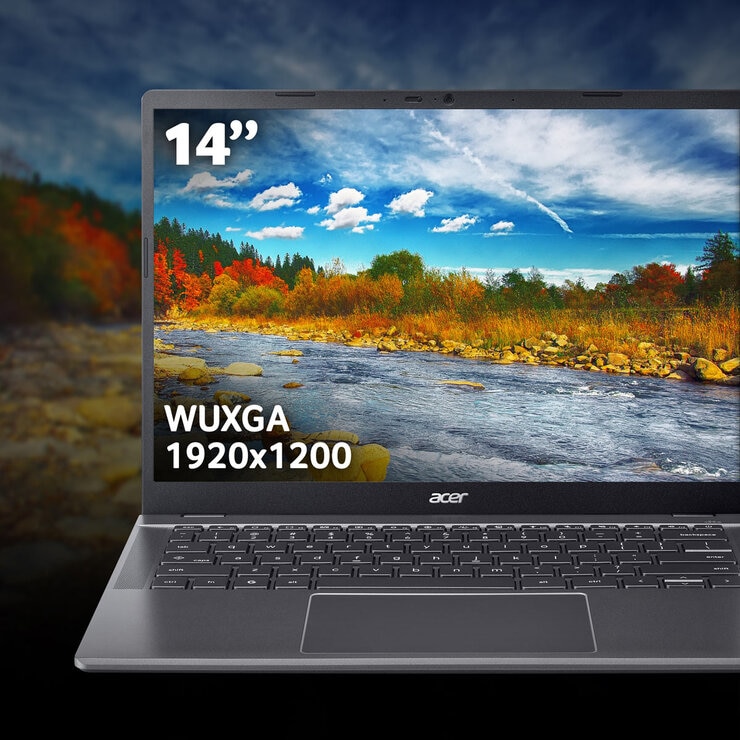 Acer Chromebook Plus 514, Intel Core i5, 8GB RAM, 256GB SSD, 14 Inch Laptop, NX.J5XEK.005