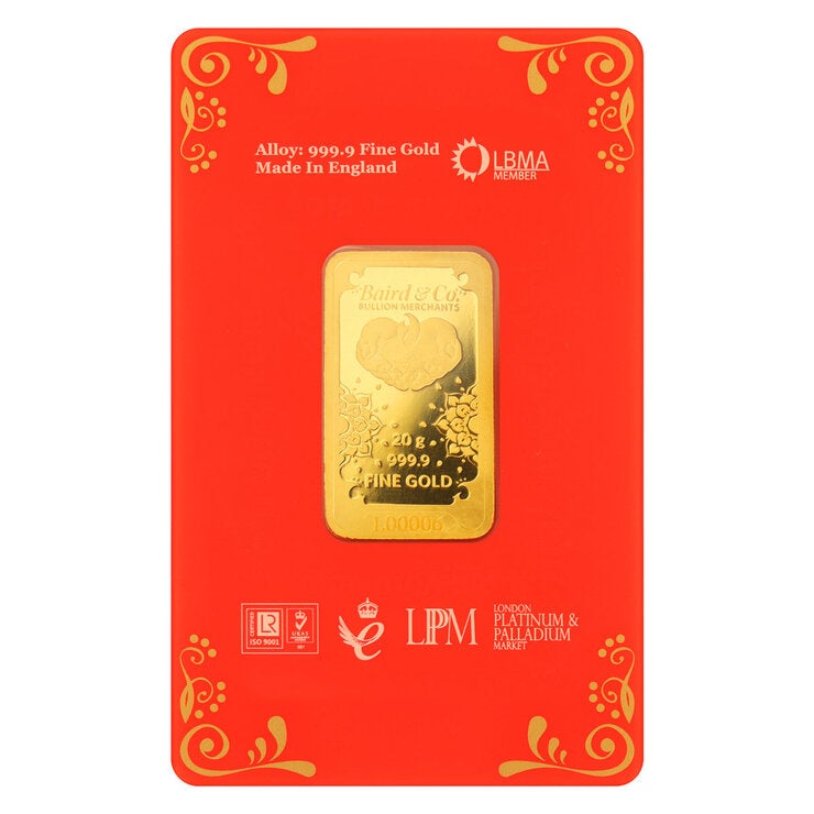 20 Gram Lakshmi Gold Minted Bar 20 Gram Lakshmi Gold Minted Bar