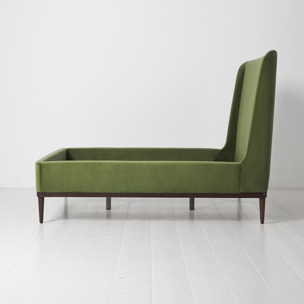Swyft Bed 02 Green Velvet Bed Frame, Double