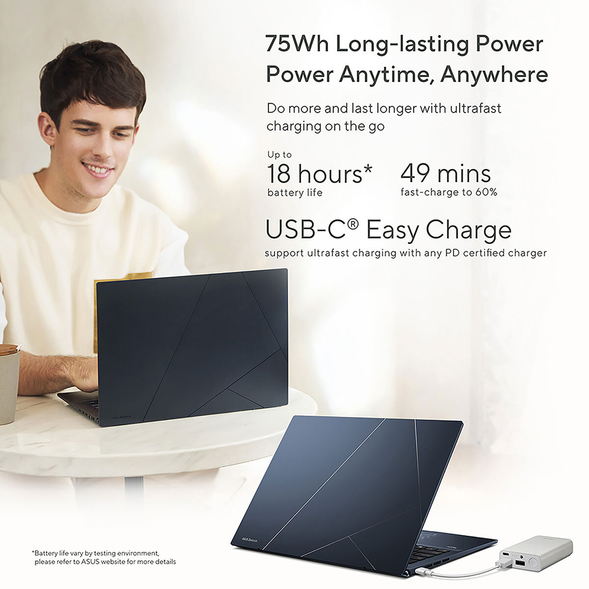 ASUS Zenbook, Intel Core i5, 16GB RAM, 512GB SSD, 14 Inch OLED Laptop, UK3402VA-KM468W