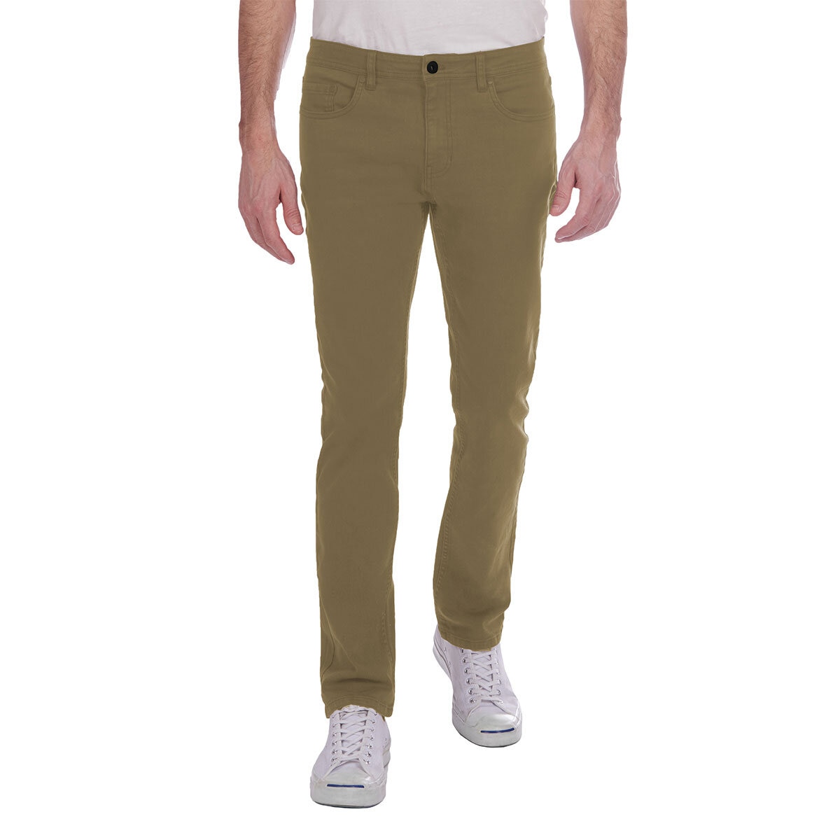 Jachs Men's Stretch 5 Pocket Pant in sand | Costco UK