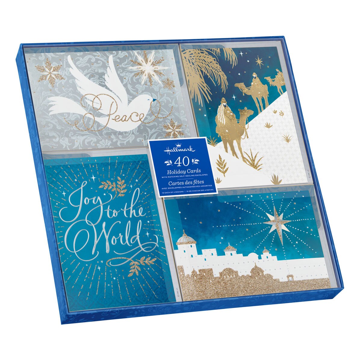 Hallmark Printed 40 Pack Faith Christmas Cards Costco UK
