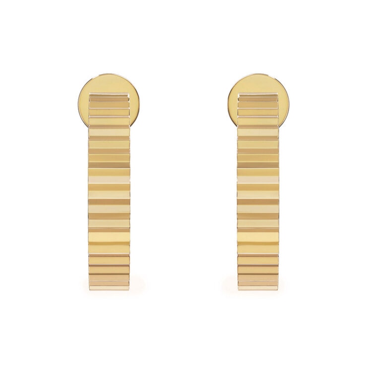 14ct Yellow Gold Hoop Stud Earrings 14ct Yellow Gold Hoop Stud Earrings