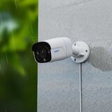 Camera on wall in the rain
