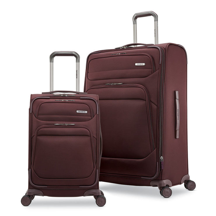 Samsonite Epsilon 2 Piece Softside Suitcase Set in 2 Colours Costco UK