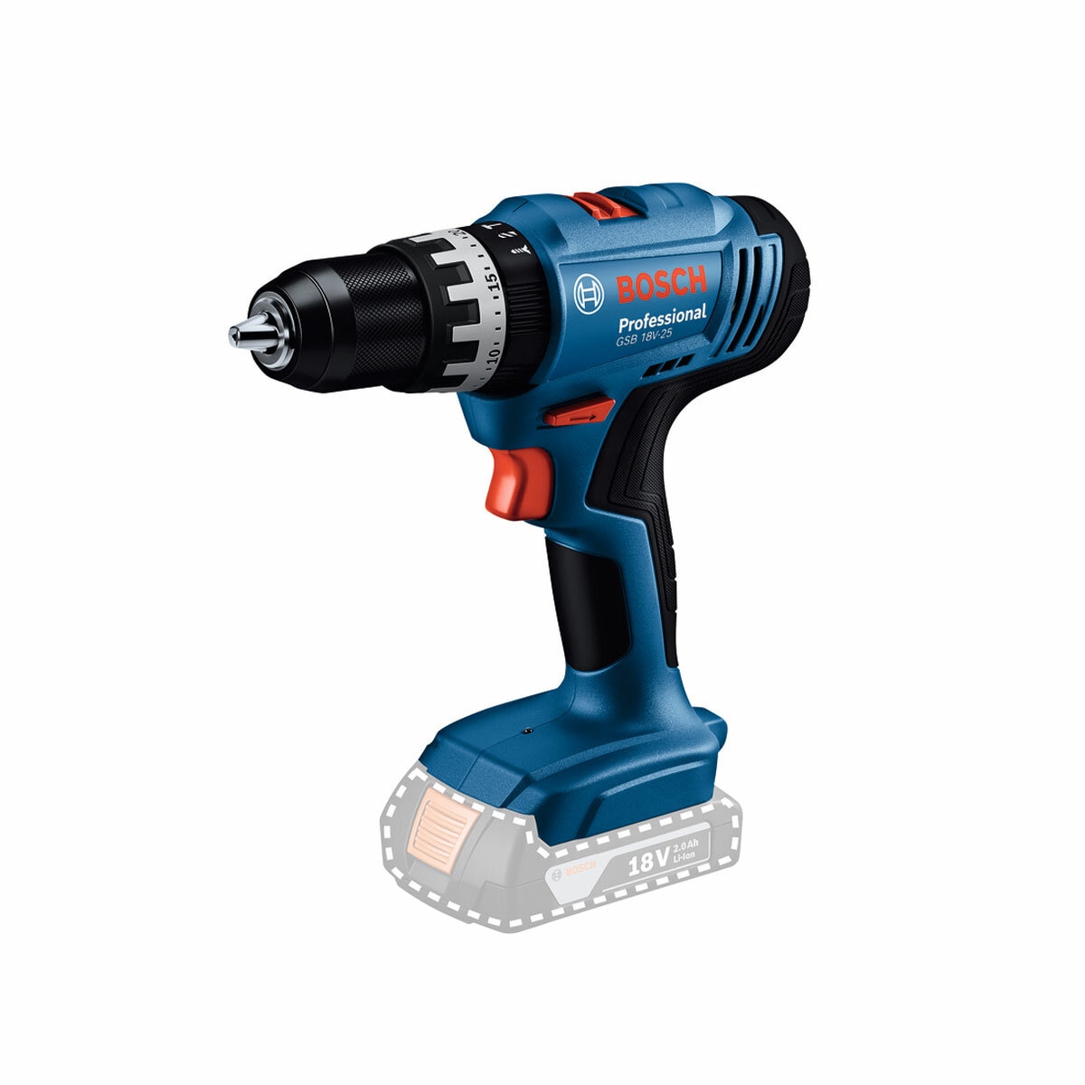 Bosch Professional 18V Power and Hand Tool Kit Including 3 x 4.0Ah Batteries, Charger and Tool Bag