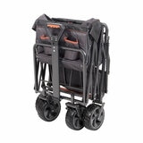 Mac Sports Deluxe Push Pull Folding Wagon with Brakes