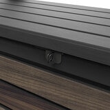 Keter Rosewood 870 Litre (230 Gallon) Deck Box with Divider