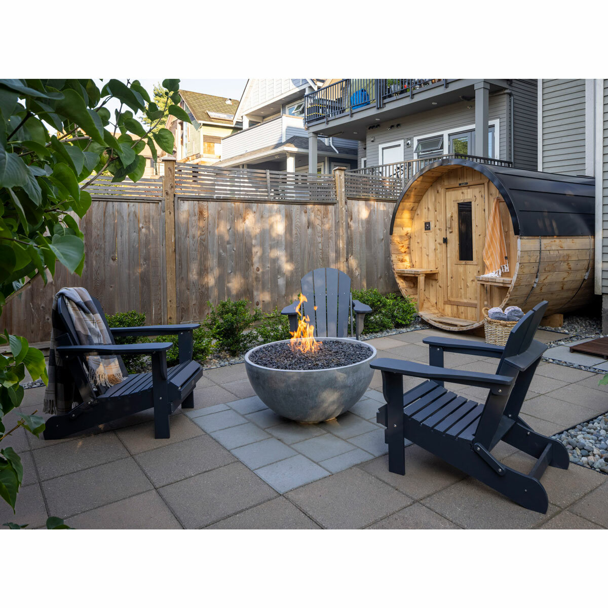 Solus Decor Hemi 19.6kW Gas Fire Bowl Bundle in Dark Grey