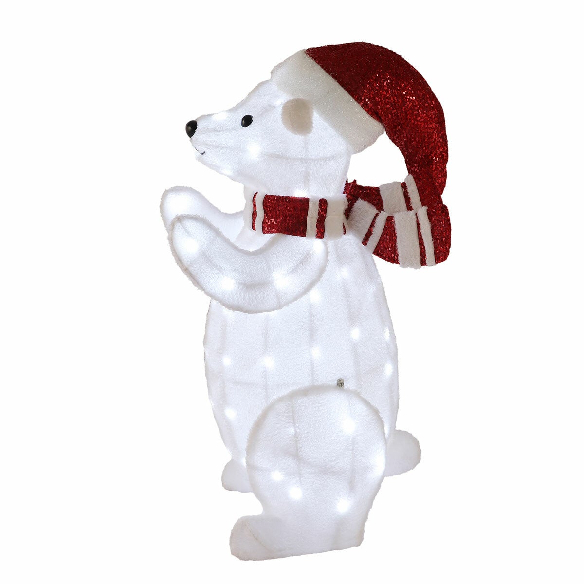 Outdoor Lit Polar Bears - Pack Of 2 Outdoor Lit Polar Bears - Pack Of 2
