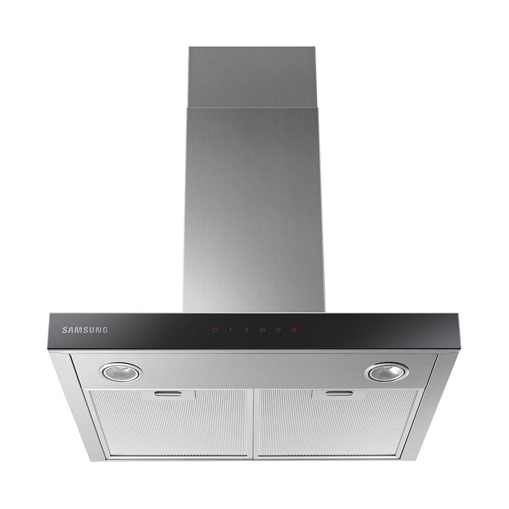 Samsung NK24C5070US/UR 60cm Wide Chimney Cooker Hood with Powerful Extraction, in Stainless Steel