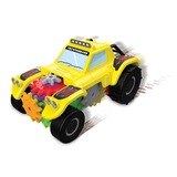 Monster truck on white background