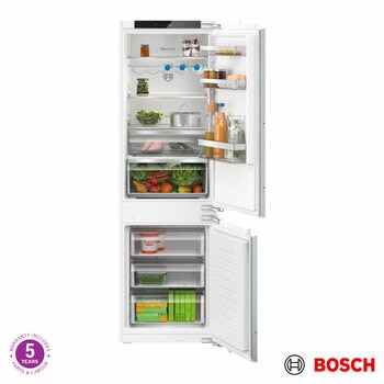Bosch Series 4, KIN86VFE0G Fully Integrated Fridge Freezer E Rated