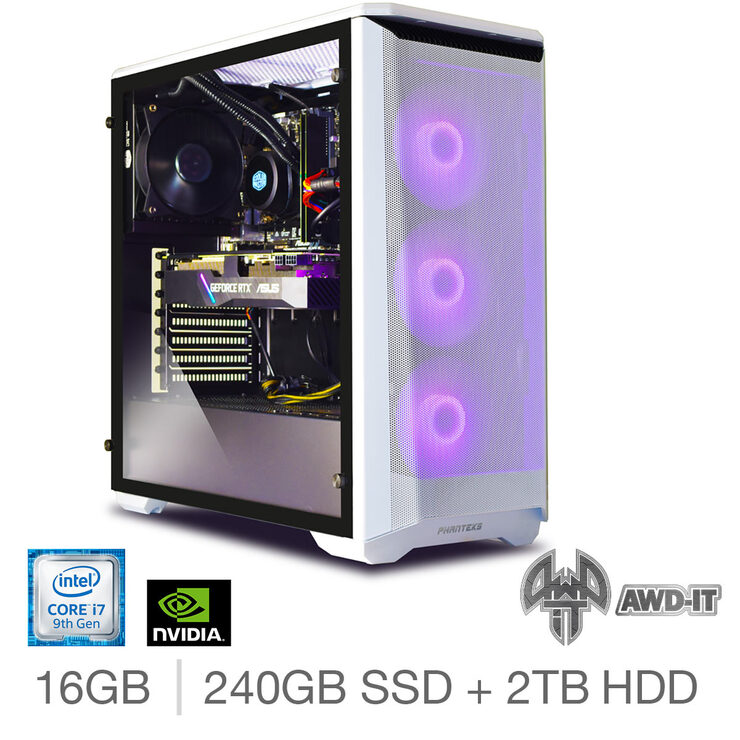 AWDIT Fury 7, Intel Core i7, 16GB RAM, 240GB SSD + 2TB HDD, NVIDIA