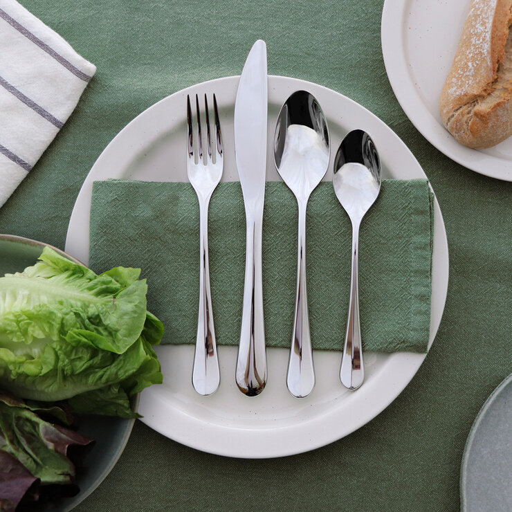 Gourmet Settings 18/10 Stainless Steel Cutlery Set, 32 Piece