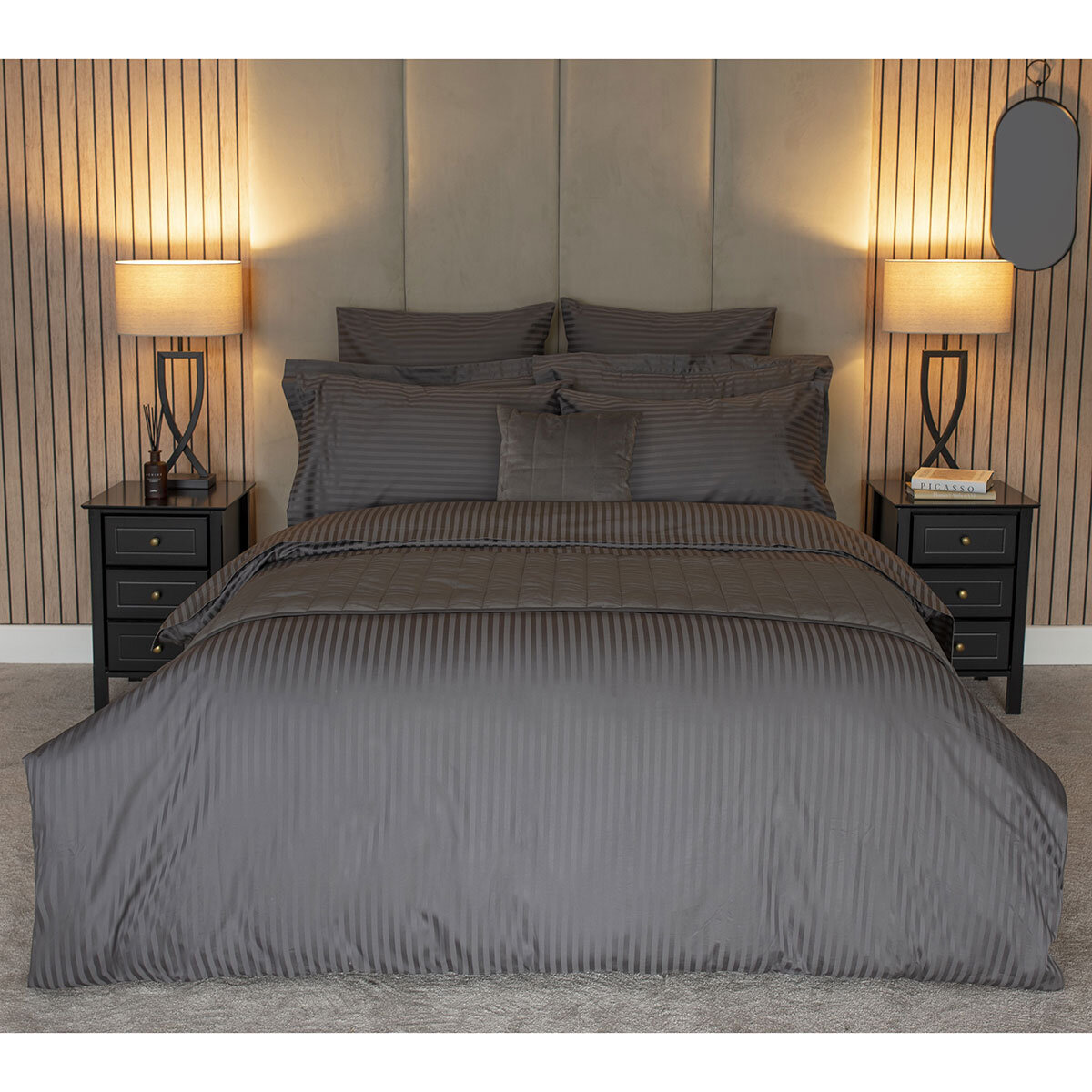 Belledorm 540 Thread Count Cotton 3 Piece Bed Set, King in 4 colours