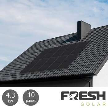 Fresh Electrical 4.3kW Solar PV System [10 Panels] - Fully Installed
